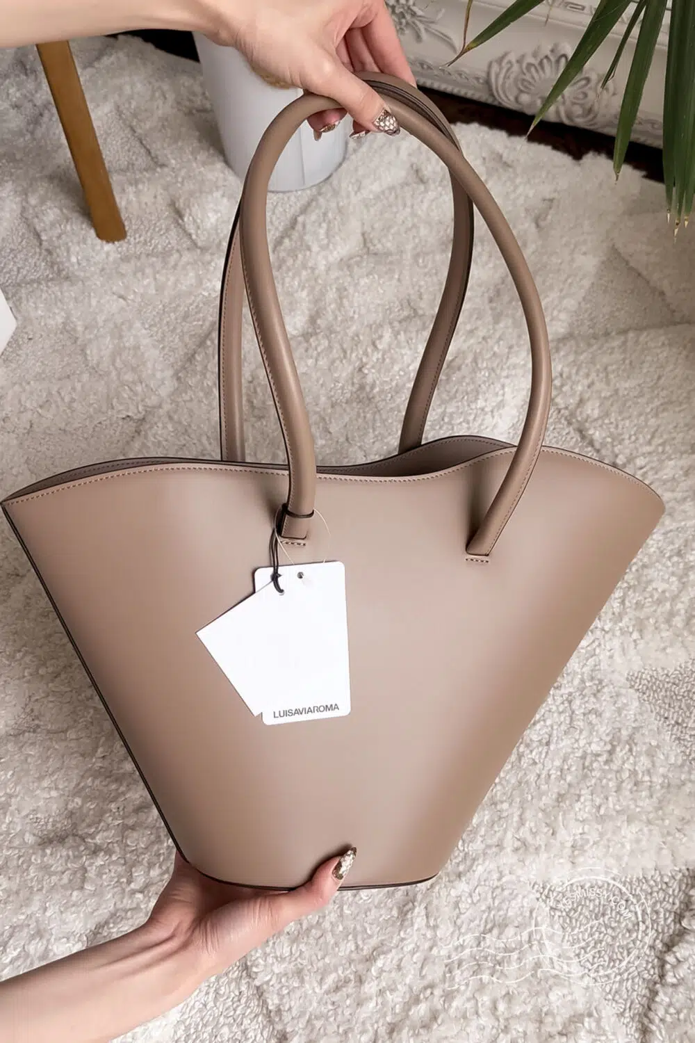 Low key luxury bag- Little Liffner Tulip Tote Bag from Luisaviaroma