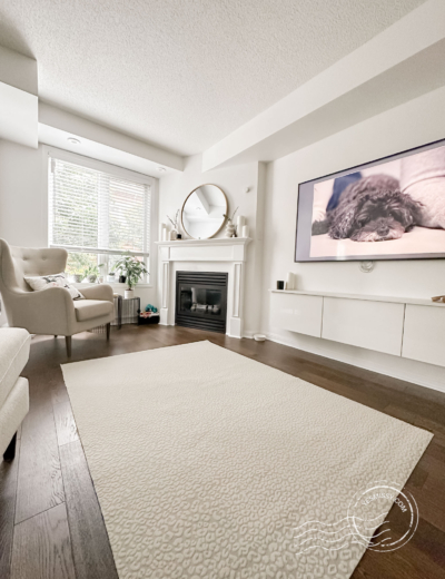 Living Room Refresh: The Insider Area Mat from Porte + Hall