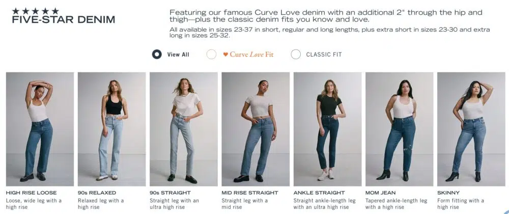 Best places to buy jeans - Abercrombie is great for fairly priced, well made jeans that suit all different body types from curvy to petite, tall and regular! 