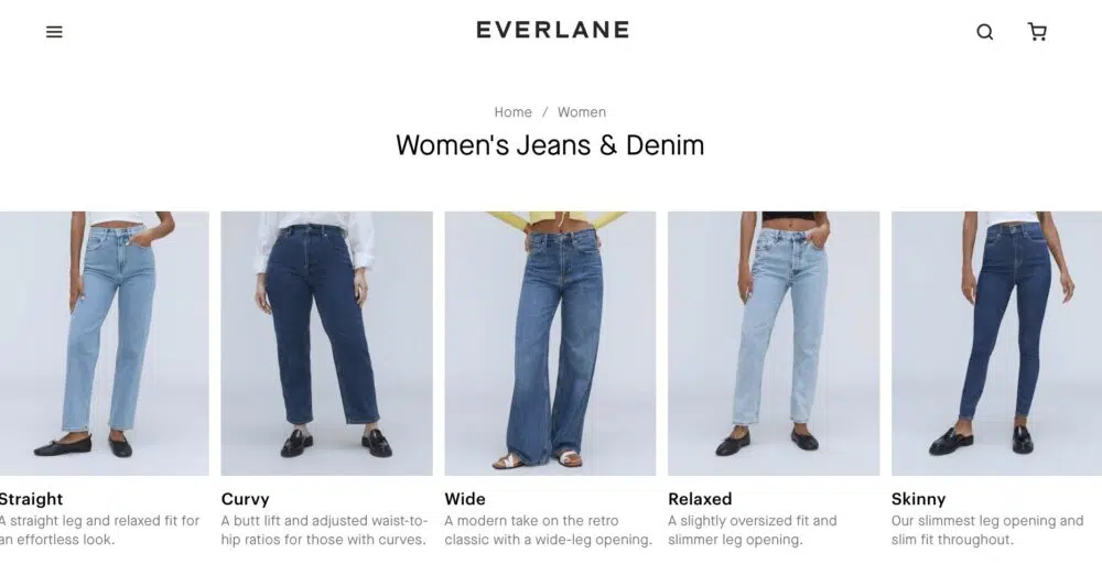 Best jeans for women - Everlane makes great basics and jeans