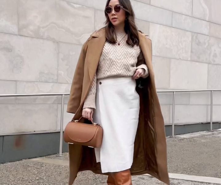 Classy Winter Outfit from Banana Republic