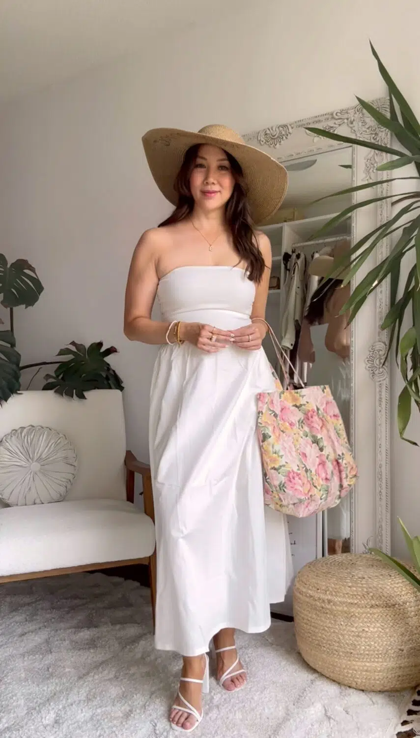 Summer dresses from Gap - White dress perfect for vacations