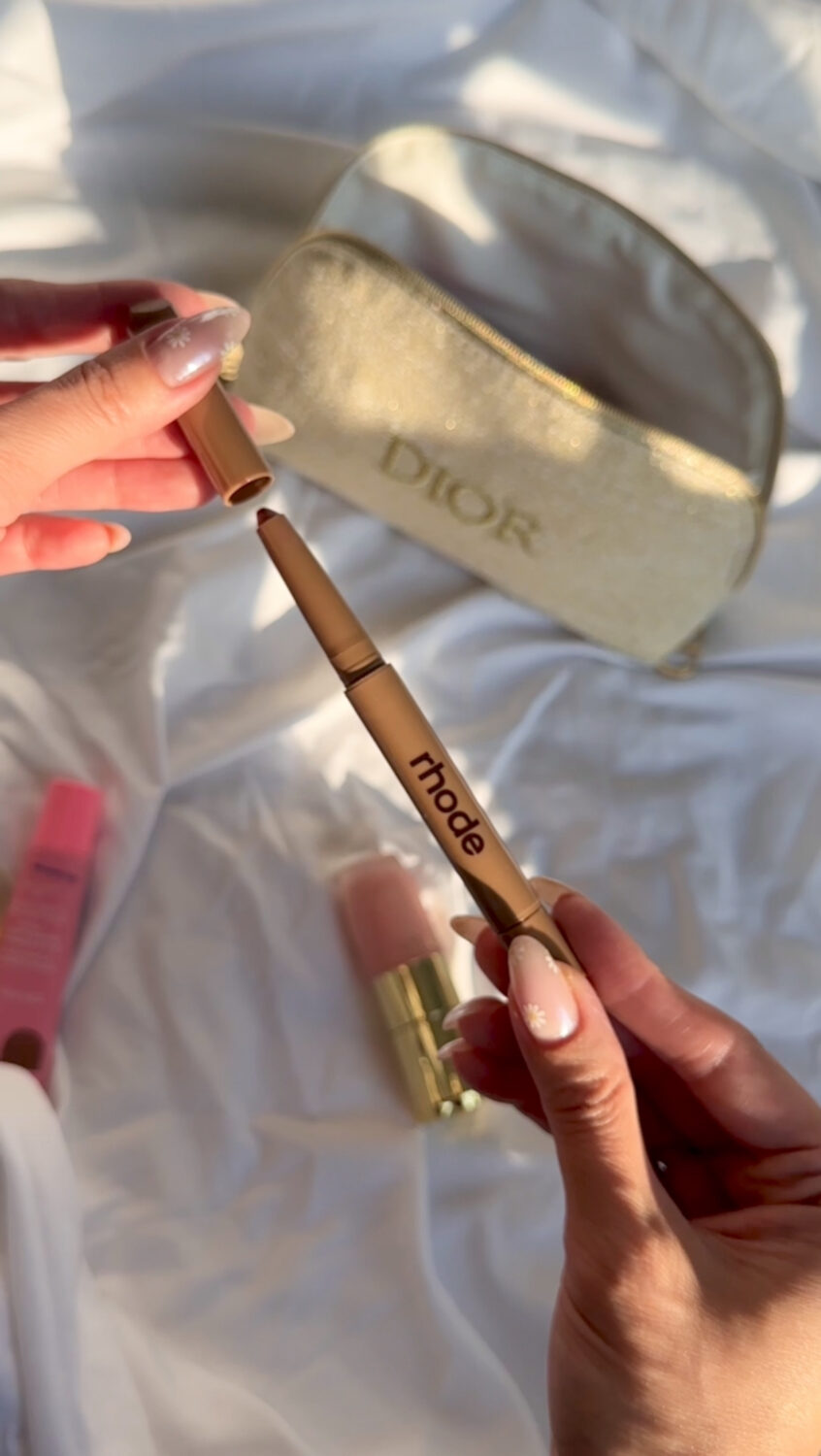Rhode neutral lip liner – creamy long-lasting lip pencil for everyday summer makeup