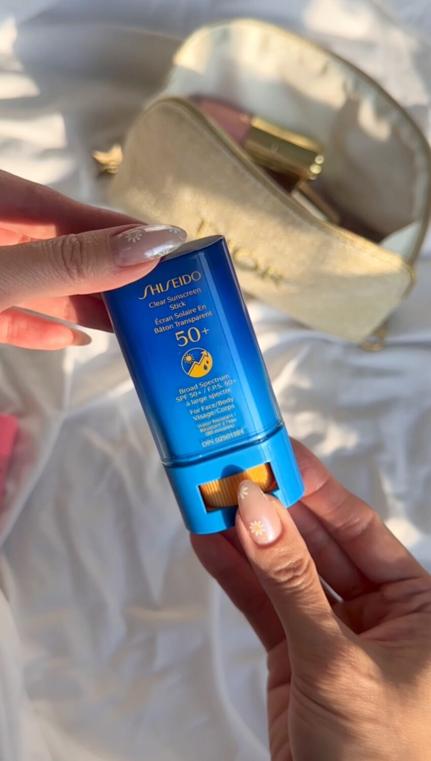 Shiseido Clear Sunscreen Stick SPF 50 – transparent face sunscreen perfect for reapplying over makeup